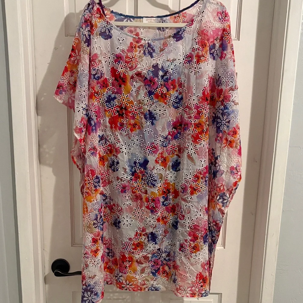 Johnny Was Summer Days Eyelet Dress - Picture 4 of 9